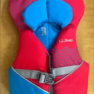 LL Bean infant life jacket